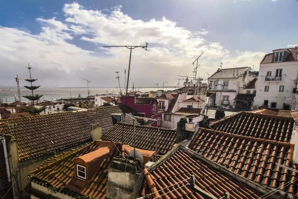 Amazing River View In Historical Lisbon Portugal